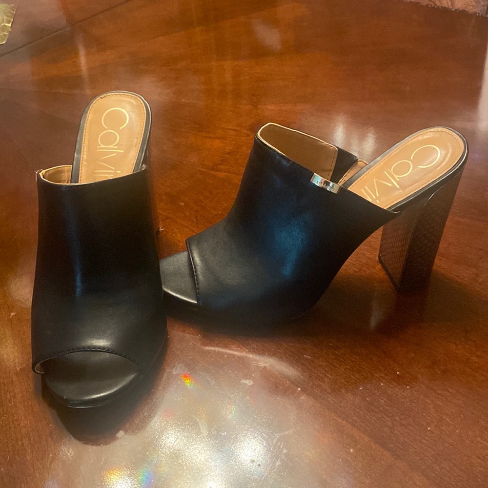 Leather Mule